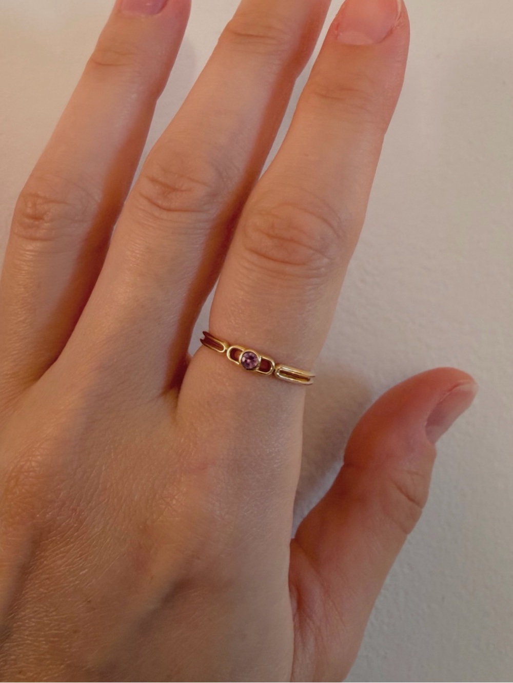 Sandy Rubin Catbird Encounter Ring, Pink Sapphire